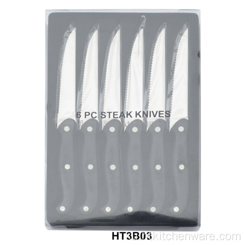 Steak-knife bi bi bîleka Bakelite re